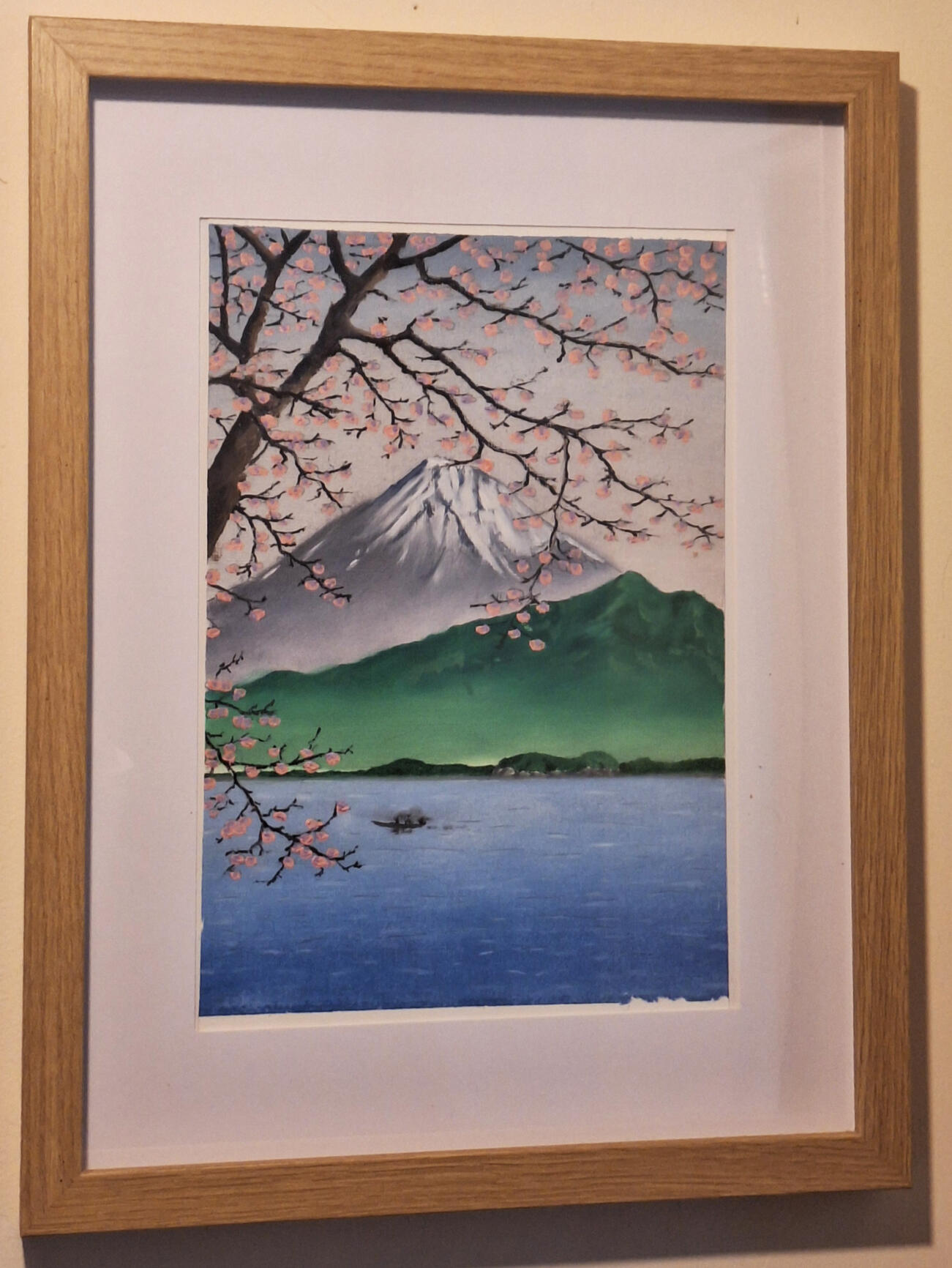 Mount Fuji / A4 / 21cm x 29.7cm / Oli on Canvas Paper