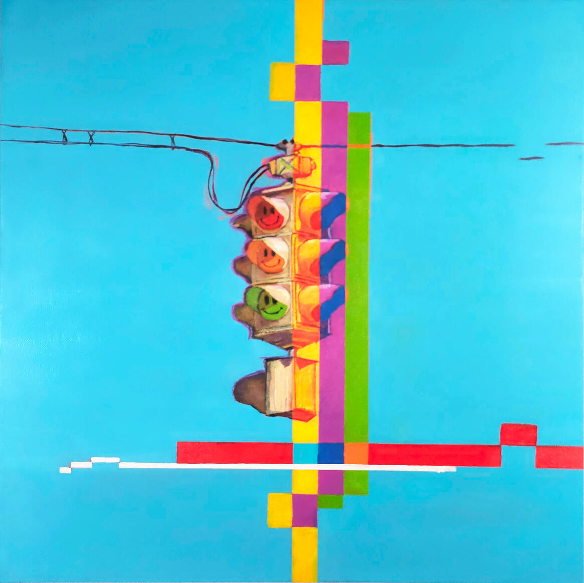 Signal Loss - 30cm x 30cm - £35